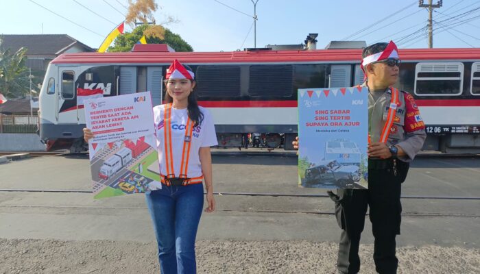 Daop 6 Yogyakarta Sosialisasikan Keselamatan di Perlintasan Kereta