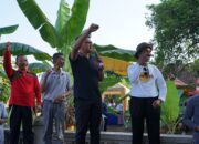 Meriahkan HUT RI, Wabup Sleman Lepas Ribuan Warga Juwangen Gelar Jalan Sehat