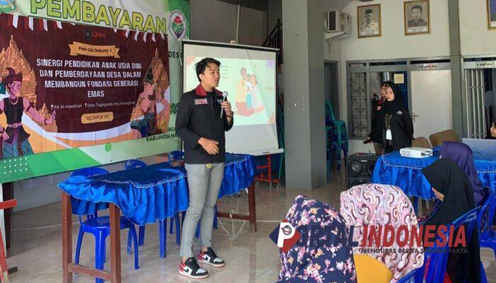 Mahasiswa UMM Kelompok 109 Giat PMM di Desa Tegalgondo, Ajarkan Pendidikan Kreatif di Usia Dini