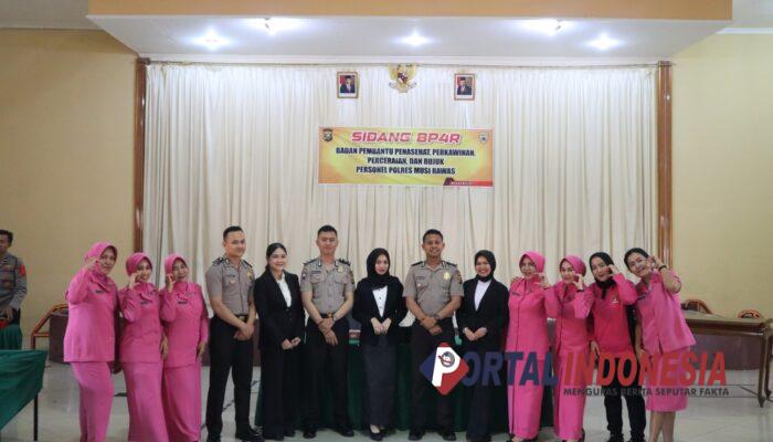 Calon Pengantin dari Polres Mura Ikuti Sidang BP4R, Siap Bangun Rumah Tangga di Institusi Polri