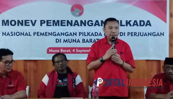 Erwin Usman: Struktur PDIP Pusat Hingga Pengurus Daerah Solid Dukung Paslon Darwin-Ali Basa