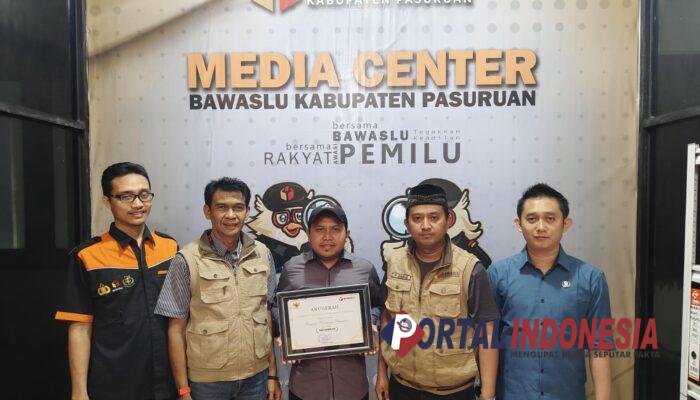 Kesolidan Tim, Berbuah Bawaslu Kabupaten Pasuruan Raih Predikat Lembaga Informatif Tahun 2024