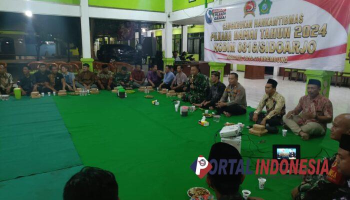 Tiga Pilar Kecamatan Krembung Gelar Cangkrukan Kamtibmas untuk Pilkada Damai