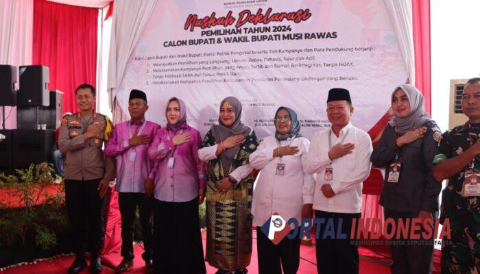 Kapolres Musi Rawas Pimpin Pengamanan Rapat Pleno Terbuka untuk Pilkada 2024