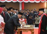 Sumpah Jabatan Anggota DPRD Ponorogo, Kang Wie Jadi Ketua Sementara Legislatif