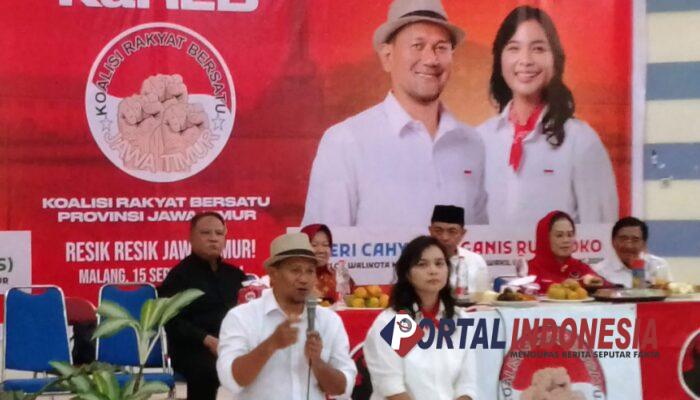 Bawa slogan ” Lupakan Mantan, Ono’ Sing Anyar “, Sam HC-Ganis Usung Program Kuliah Gratis Bagi Warga Kota Malang