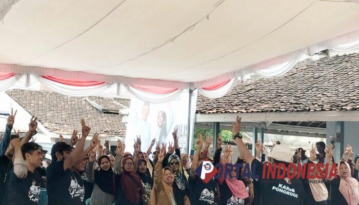 Dukungan ‘RILIS’ Pedagang Pasar Stasiun Ponorogo, ‘Wong Cilik Nggawe Bupati’