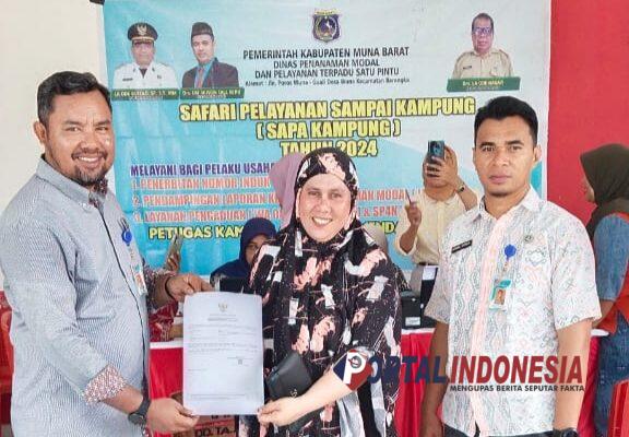 PMPTSP Mubar Layani Penerbitan NIB Pelaku Usaha di Desa Barakkah