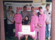 Peduli Keluarga Polri, Polsek Muara Beliti Salurkan Bantuan Sosial ke Warakawuri
