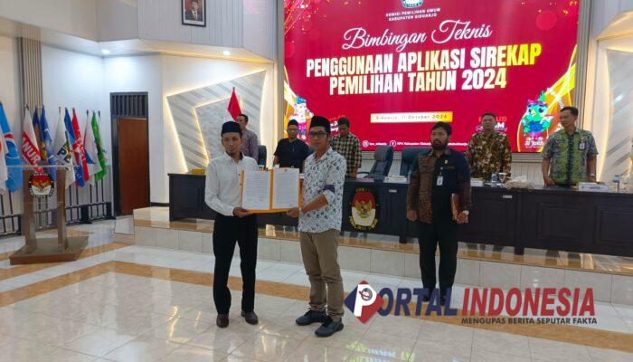 KPU Sidoarjo Gelar PAW PPK, Ketua KPU Fauzan Adhim Lantik Anggota Baru PPK Candi