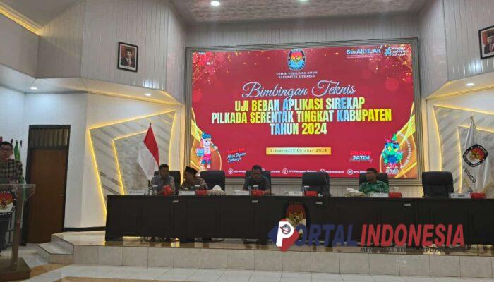 SIREKAP Pilkada 2024: KPU Sidoarjo dan PPK Lakukan Uji Coba, Persiapan Belum Sempurna