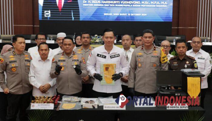 Menteri AHY Kembali Gebuk Mafia Tanah di Jawa Barat, Potensi Kerugian Negara 183 Miliar Terselamatkan