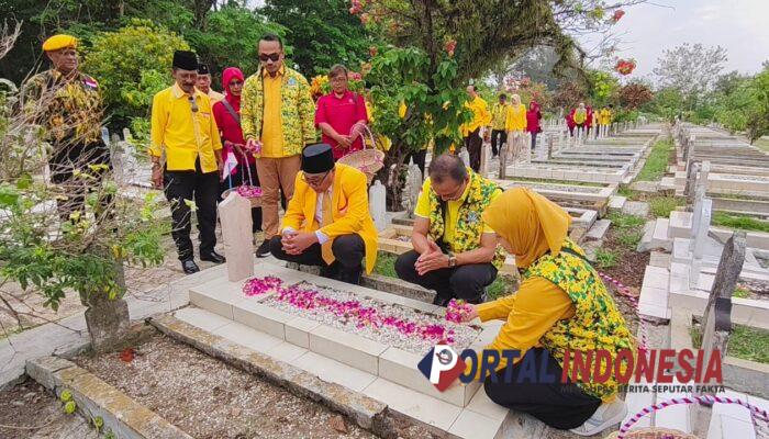 Ziarah dan Doa Bersama Peringati HUT Ke-60 Golkar di Kota Malang