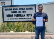 Ketua Advokasi DPP LPK Barata, Resmi buat Pengaduan ke Polresta Pasuruan Terkait Pintu Pagar Yang Hilang