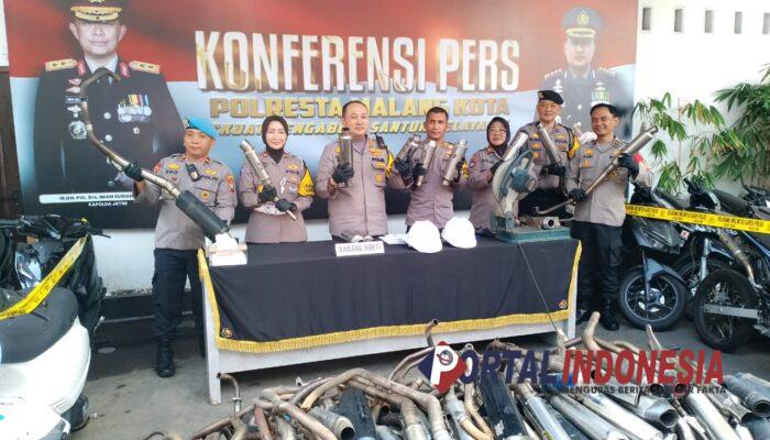 Berikut Hasil Penindakan Selama Operasi Zebra Semeru 2024 Polresta Malang Kota