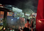 Korsleting Listrik, Toko Kelontong dan Ban Bekas di Ponorogo Hangus Terbakar