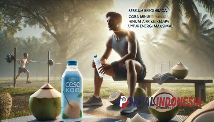 Sebelum Berolahraga, Coba Minum Air Kelapa untuk Energi Maksimal