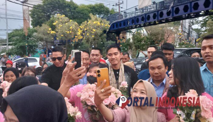 Kaesang Blusukan di Kota Malang untuk Menangkan Paslon WALI