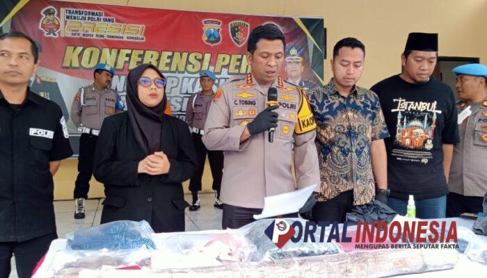 Polisi Berhasil Tangkap Suami Pembunuh Wanita di Krian dalam Waktu Kurang dari 24 Jam