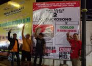 Gencar Suarakan Kotak Kosong, FPD Kota Pasuruan Pasang Beberapa Banner Besar di Sejumlah Titik Strategis