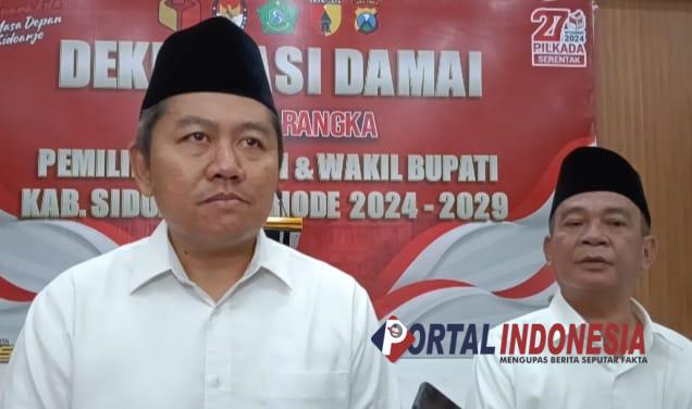 Pilkada Damai Sidoarjo 2024, Bersama Wujudkan Pemilu Tanpa Hoaks, Fitnah, dan Intimidasi!