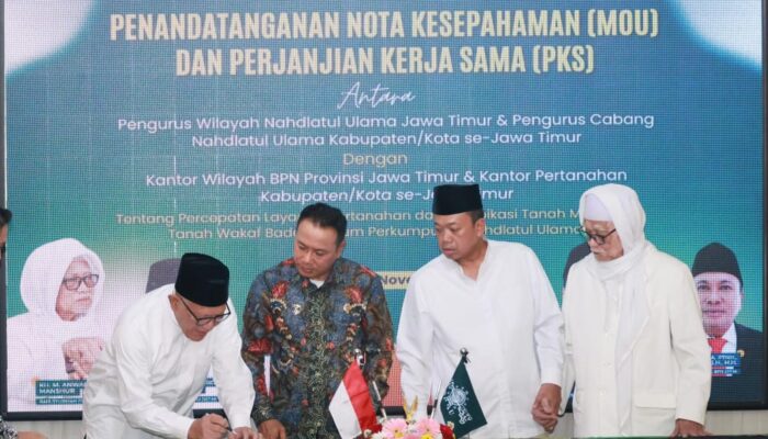 BPN Jatim dan PWNU Sepakat Percepat Sertifikasi Tanah NU, Menteri Nusron: Selamatkan Aset Umat!