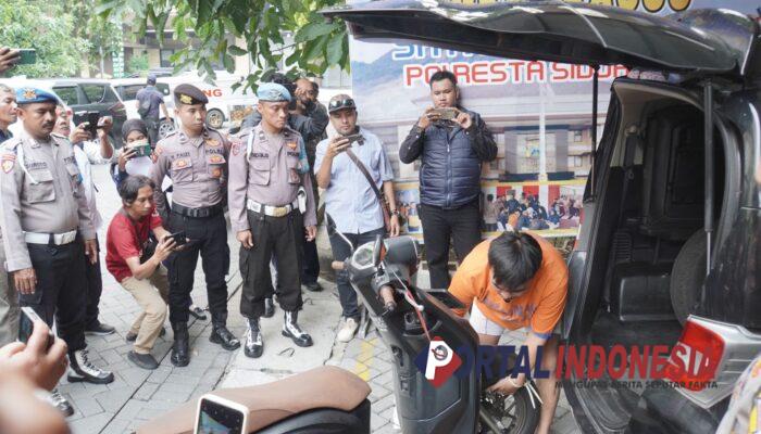 Modifikasi Mobil Jadi Alat Angkut Motor Curian, Pria Asal Pare Dibekuk di Sidoarjo