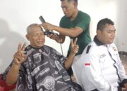 Puluhan Pendukung Harda Kiswaya-Danang Penuhi Nadar Potong Rambut Gundul
