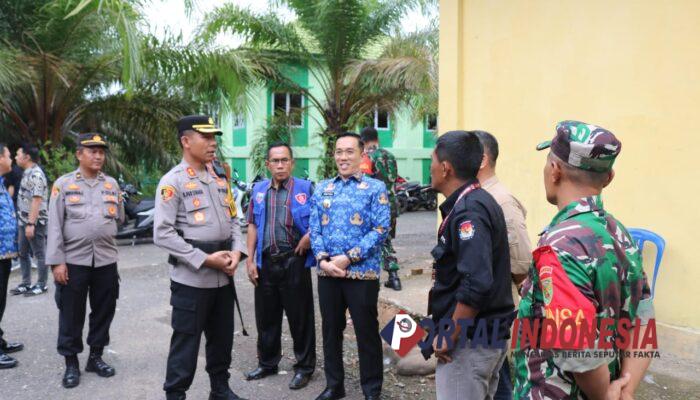 Patroli Gabungan Jamin Keamanan Sidang Pleno PPK Pilkada Lahat 2024