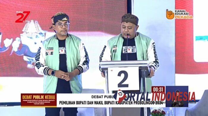 Debat Calon Wakil Bupati Probolinggo, Pendukung Ra Fahmi Tunjukkan Loyalitas Tanpa Batas