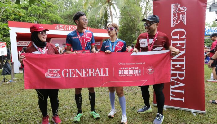 Generali Indonesia Lindungi Pelari Bank Jateng Borobudur Marathon 2024