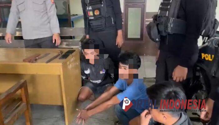 Bawa Parang untuk Makan Gratis, Tiga Pemuda di Mamuju Dibekuk Polisi