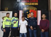 Sempat Buang Pisau Saat Diperiksa, Pengendara Motor Ditangkap Satlantas Polres Musi Rawas