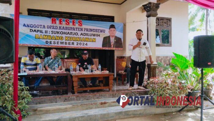 Serap Aspirasi Warga, Wakil Ketua DPRD Pringsewu Gelar Reses di Adiluwih