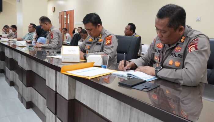 Polda Sumsel Gelar Rapat Persiapan Akselerasi Program Pemanfaatan Lahan Produktif