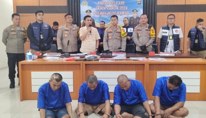 Polres Musi Rawas Gempur Kriminalitas, Pelaku Penembakan Jimi Pranata Berhasil Ditangkap