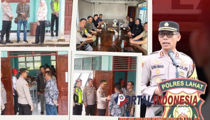 Kapolres Lahat Gelar Rapat Strategis, Pastikan Kelancaran Proses Pleno KPUD Kabupaten Lahat