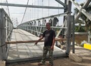 Tak Ada Papan Proyek, Pembangunan Jembatan Desa Lubuk Pandan Disorot Warga