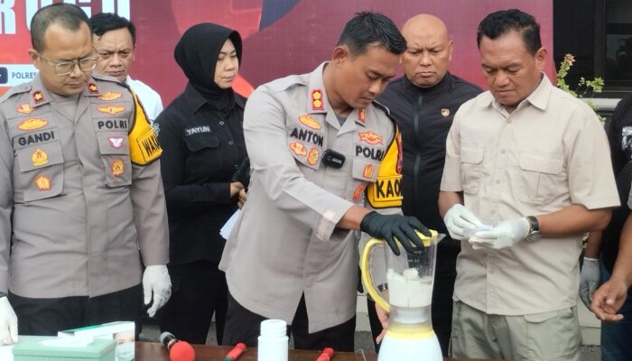 Ada 58 Kasus Narkoba Selama Setahun di Ponorogo, Sabu Seberat 105,13 Gram Disita Polisi