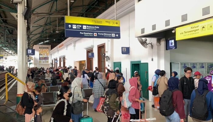 160 Ribu Penumpang Kereta Jarak Jauh Berangkat dari 2 Stasiun di Yogyakarta Selama 10 Hari Nataru