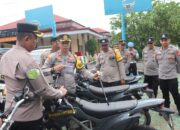 Tingkatkan Kinerja dan Pelayanan Publik, Kapolres Musi Rawas Cek Kendaraan Dinas Personel