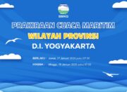 Prakiraan Cuaca di Wilayah DIY, Berlaku 17-19 Januari 2025