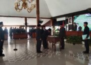 Persetujuan Bupati Terpilih, Pj Bupati Ugas Irwanto Lantik Lima Pejabat Baru