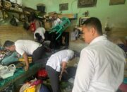 Karutan Kelas 1A Palembang Beserta Jajaran Melakukan Razia Rutin di Blok Hunian