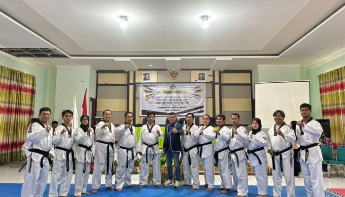 Pengprov TI Sulbar Sukses Selenggarakan UKT DAN Sabuk Hitam Kukkiwon