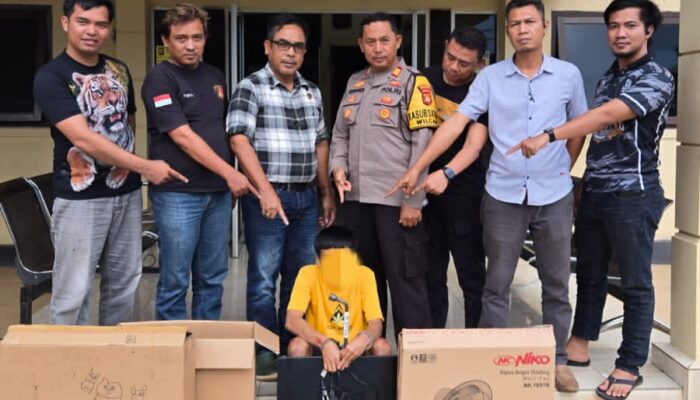 Tim “Labi” Polsek Muara Beliti Polres Musi Rawas Ringkus Pembobol Kantor KUA TPK