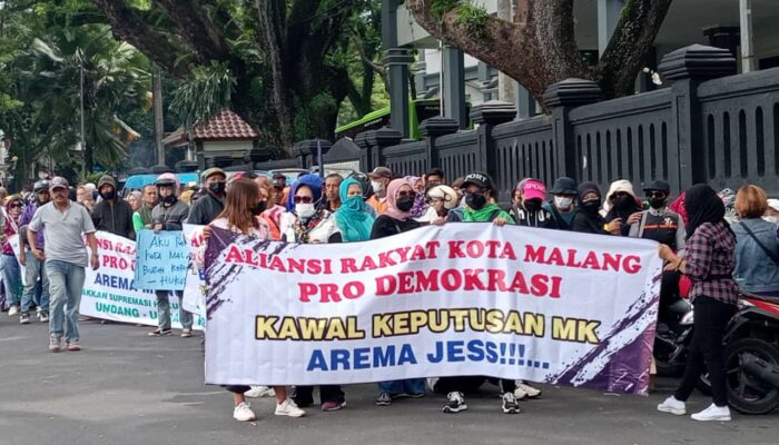 Aliansi Rakyat Malang Pro Demokrasi Serukan Warga dan DPRD Hormati Keputusan MK