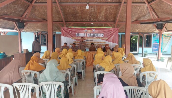 Sat Binmas Polresta Sidoarjo Gelar Curhat Kamtibmas, Warga Diajak Jaga Keamanan Bersama