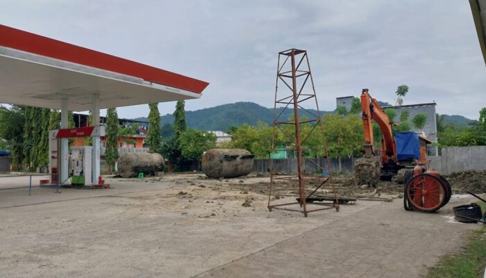 Tangki Bocor, SPBU Simboro Mamuju Tidak Beroperasi Sejak 5 Februari