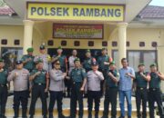Danramil 404-08 Rambang Lubai Kunjungi Mapolsek Rambang